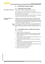 Предварительный просмотр 11 страницы Vega B62-30W Operating Instructions Manual