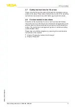 Preview for 5 page of Vega B63-48 Operating Instructions Manual