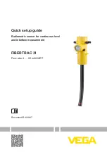 Vega FIBERTRAC 31 Quick Setup Manual preview