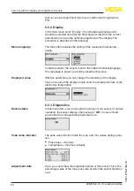 Предварительный просмотр 54 страницы Vega MINITRAC 31 Operating Instructions Manual