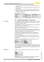 Предварительный просмотр 58 страницы Vega MINITRAC 31 Operating Instructions Manual