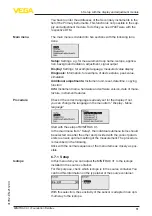 Предварительный просмотр 61 страницы Vega MINITRAC 31 Operating Instructions Manual