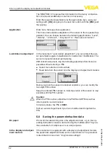 Предварительный просмотр 62 страницы Vega MINITRAC 31 Operating Instructions Manual