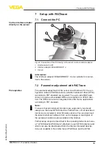 Предварительный просмотр 63 страницы Vega MINITRAC 31 Operating Instructions Manual