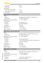 Предварительный просмотр 75 страницы Vega MINITRAC 31 Operating Instructions Manual