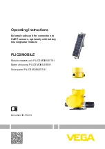 Vega PLICSMOBILE Series Operating Instructions Manual предпросмотр