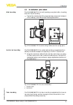 Предварительный просмотр 11 страницы Vega PLICSMOBILE Series Operating Instructions Manual