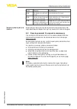 Preview for 33 page of Vega PLICSMOBILE T81 Operating Instructions Manual