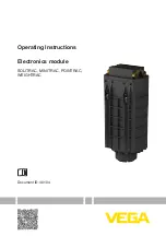 Vega PT30E.SV Operating Instructions Manual preview