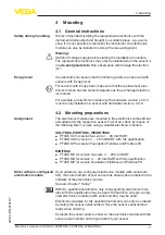 Preview for 7 page of Vega PT30E.SV Operating Instructions Manual