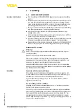 Preview for 19 page of Vega SOURCE 82 Operating Instructions Manual