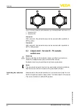 Preview for 34 page of Vega SOURCE 82 Operating Instructions Manual