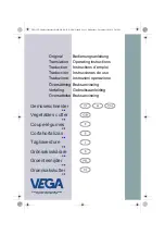 Предварительный просмотр 1 страницы Vega TM VEGA COMFORT Operating Instructions Manual