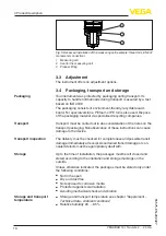 Preview for 10 page of Vega VEGABAR 18 Operating Instructions Manual