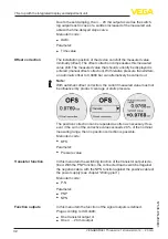 Предварительный просмотр 32 страницы Vega VEGABAR 39 Operating Instructions Manual