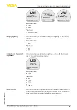 Предварительный просмотр 35 страницы Vega VEGABAR 39 Operating Instructions Manual