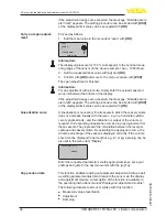 Предварительный просмотр 32 страницы Vega VEGABAR 54 Operating Instructions Manual