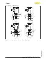 Предварительный просмотр 62 страницы Vega VEGABAR 54 Operating Instructions Manual