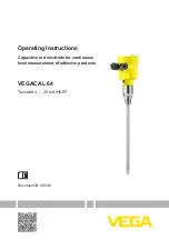 Vega VEGACAL 64 Operating Instructions Manual предпросмотр