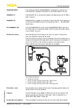 Предварительный просмотр 11 страницы Vega VEGACAL 64 Operating Instructions Manual