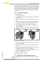 Предварительный просмотр 19 страницы Vega VEGACAL 65 Operating Instructions Manual