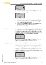 Предварительный просмотр 29 страницы Vega VEGACAL 65 Operating Instructions Manual