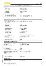 Preview for 51 page of Vega VEGACAL 65 Operating Instructions Manual