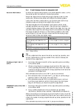 Preview for 20 page of Vega VEGACAL 67 Operating Instructions Manual