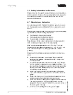 Preview for 6 page of Vega vegacap 62 Operating Instructions Manual