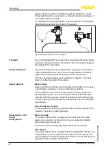 Preview for 12 page of Vega VEGACAP 64 Operating Instructions Manual