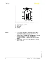 Предварительный просмотр 22 страницы Vega VEGADIF 65 Operating Instructions Manual