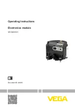 Предварительный просмотр 1 страницы Vega VEGADIS 81 Operating Instructions Manual