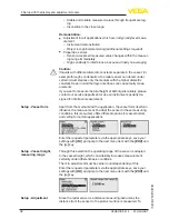 Preview for 34 page of Vega VEGADIS 82 Operating Instructions Manual