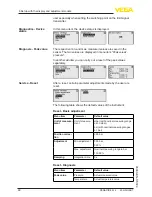 Предварительный просмотр 44 страницы Vega VEGADIS 82 Operating Instructions Manual