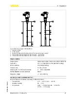 Preview for 47 page of Vega VEGAFLEX 61 Operating Instructions Manual