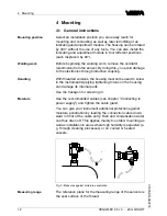 Предварительный просмотр 12 страницы Vega VEGAFLEX 63 Operating Instructions Manual