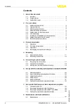 Preview for 2 page of Vega VEGAFLEX 66 Operating Instructions Manual