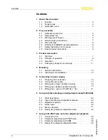 Preview for 2 page of Vega VEGAFLEX 67 Operating Instructions Manual