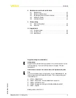 Preview for 3 page of Vega VEGAFLEX 67 Operating Instructions Manual