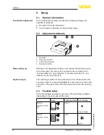 Предварительный просмотр 14 страницы Vega VEGAKON 61 Operating Instructions Manual