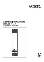 Vega VEGALOG 571 AT Operating Instructions Manual предпросмотр