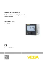 Предварительный просмотр 1 страницы Vega VEGAMET 342 Operating Instructions Manual