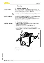 Предварительный просмотр 11 страницы Vega VEGAMET 342 Operating Instructions Manual