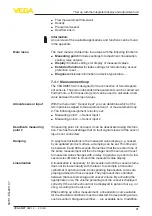 Preview for 21 page of Vega VEGAMET 342 Operating Instructions Manual