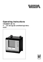 Vega VEGAMET 381 Ex Operating Instructions Manual preview