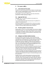 Preview for 5 page of Vega VEGAMET 841 Operating Instructions Manual