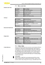 Preview for 23 page of Vega VEGAMET 841 Operating Instructions Manual