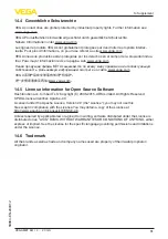 Preview for 61 page of Vega VEGAMET 841 Operating Instructions Manual