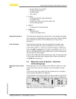 Предварительный просмотр 37 страницы Vega vegaplus sr 68 Operating Instructions Manual