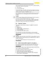 Preview for 68 page of Vega vegaplus sr 68 Operating Instructions Manual